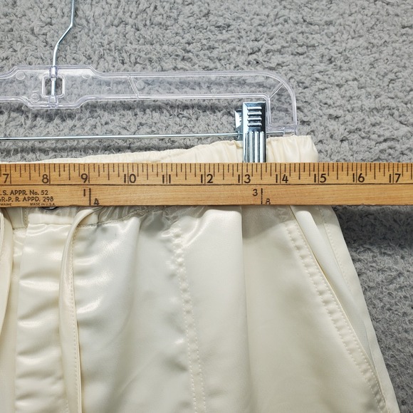 Vtg Caribbean Joe 2 Piece Set Womens XL/L Multi Satin Pockets Long Sleeve Zip Up - Picture 13 of 16